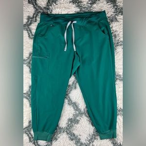 Figs Women's Zamora Jogger Scrub Pants Green Size XXLarge